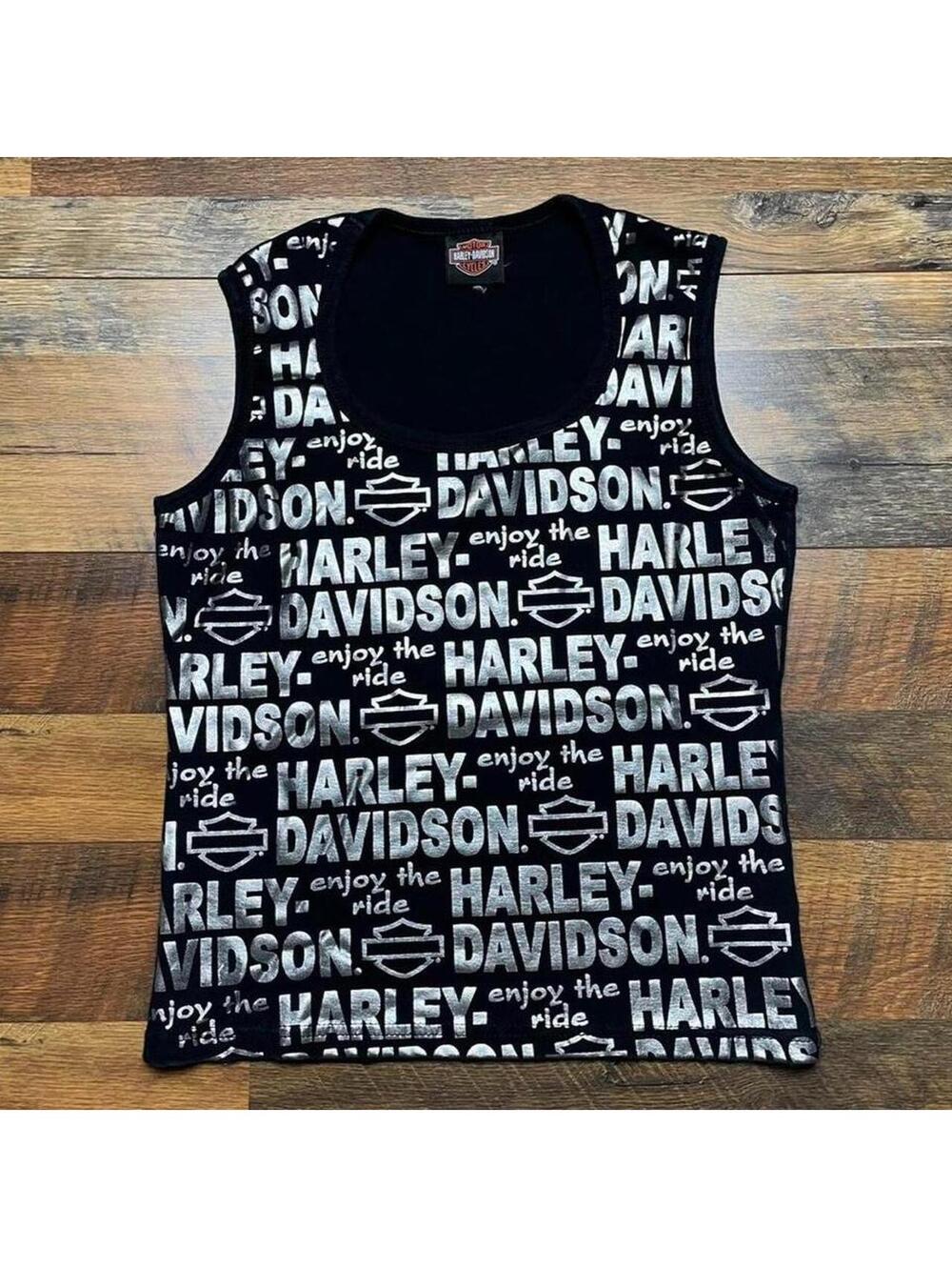 Vintage Harley Davidson Enjoy The Ride Tank Top Size S Peoria Arizona Sleeveless